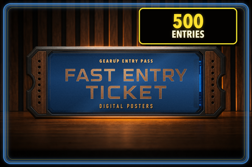 Just Trying My Luck - 500 entries digital posters