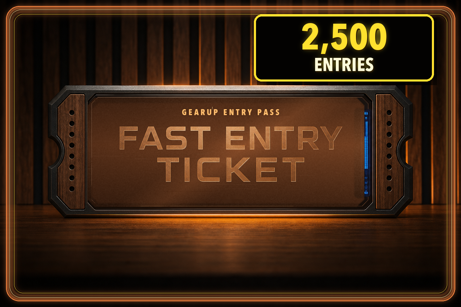 This Is The One entry ticket for the Project Lumen giveaway